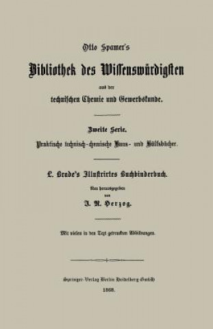 Carte Illustrirtes Buchbinderbuch Ludwig Brade