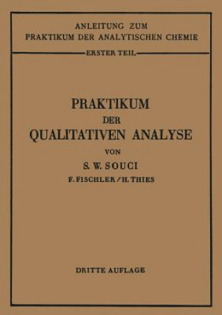 Kniha Praktikum Der Qualitativen Analyse Heinrich Thies