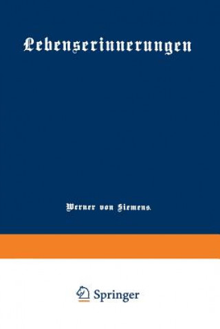 Buch Lebenserinnerungen Werner Von Siemens