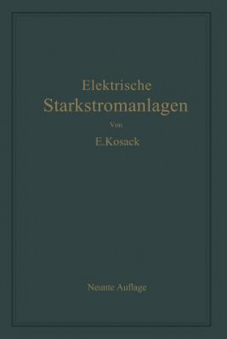 Carte Elektrische Starkstromanlagen Emil Kosack