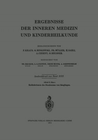 Книга Katheterismus Des Duodenums Von Sauglingen Alfred F Hess