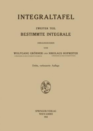 Buch Bestimmte Integrale Nikolaus Hofreiter