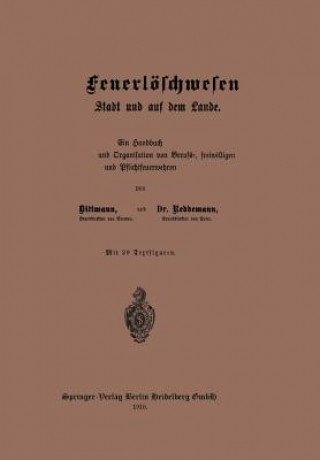 Buch Feuerl schwesen in Der Stadt Und Auf Dem Lande Reddemann Dittmann