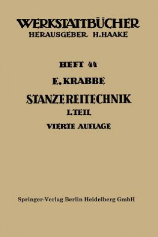 Книга Stanzereitechnik Erich Krabbe