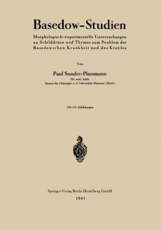 Kniha Basedow-Studien Paul Sunder-Plassmann