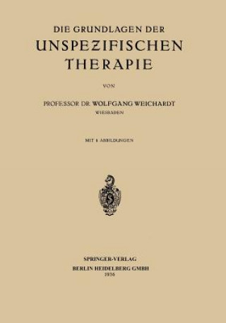 Knjiga Grundlagen Der Unspezifischen Therapie Wolfgang Weichardt