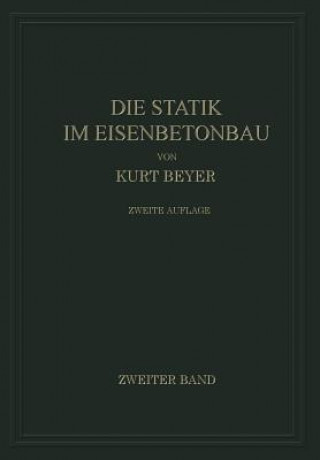 Carte Statik Im Eisenbetonbau Kurt Beyer
