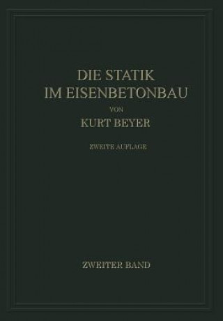 Βιβλίο Statik Im Eisenbetonbau Kurt Beyer