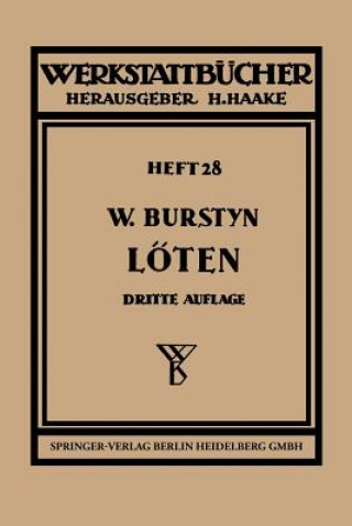 Kniha Das Loeten Walther Burstyn