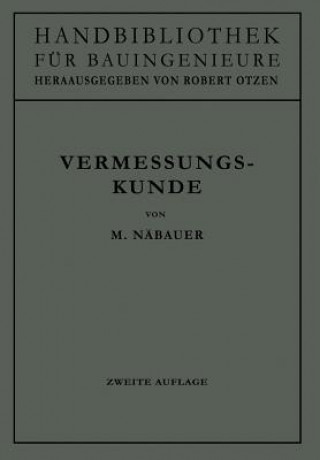 Książka Vermessungskunde Martin Nabauer