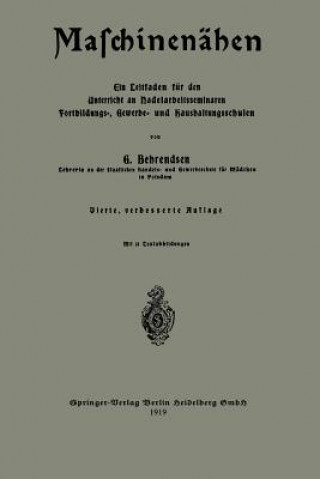 Könyv Maschinenahen Gertrud Behrendsen