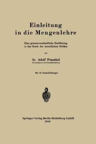 Carte Einleitung in Die Mengenlehre Abraham Adolf Fraenkel