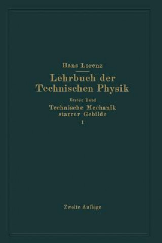 Knjiga Technische Mechanik Starrer Gebilde Hans Lorenz