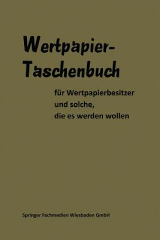 Buch Wertpapier Taschenbuch Gable Gabler