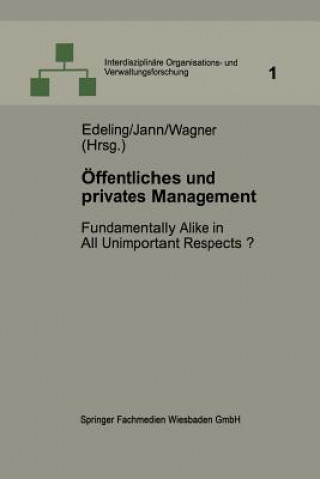 Kniha OEffentliches Und Privates Management Dieter Wagner