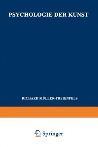 Carte Psychologie Der Kunst Richard Muller-Freienfels