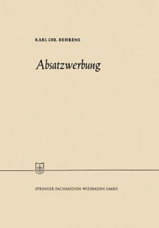 Book Absatzwerbung Karl Christian Behrens