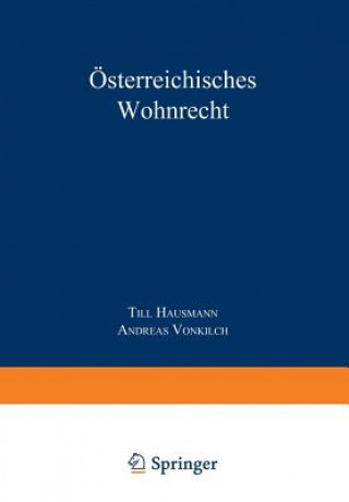 Könyv OEsterreichisches Wohnrecht Till Hausmann