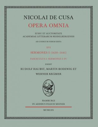 Книга Nicolai de Cusa Opera omnia / Nicolai de Cusa Opera omnia Nikolaus Von Kues
