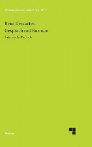 Buch Gesprach mit Burman René Descartes