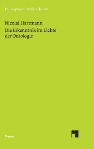 Buch Erkenntnis im Lichte der Ontologie Nicolai Hartmann