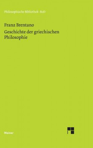 Książka Geschichte der griechischen Philosophie Franz Brentano