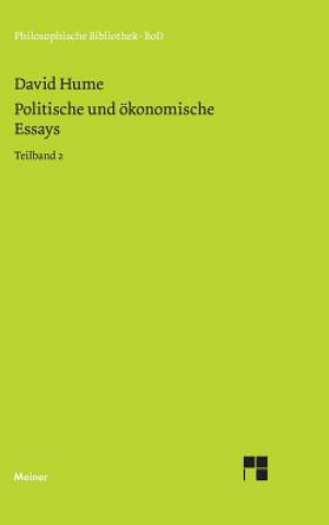 Könyv Politische und oekonomische Essays / Politische und oekonomische Essays Hume