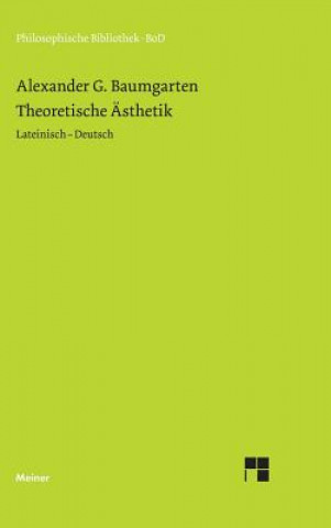 Книга Theoretische AEsthetik Alexander G Baumgarten