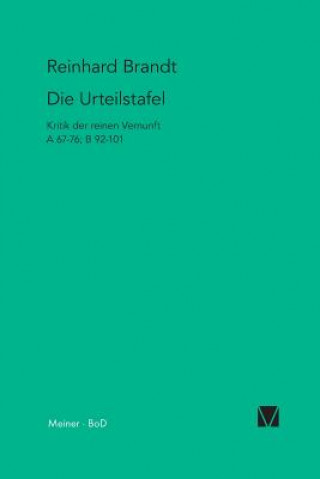 Book Urteilstafel Reinhard Brandt