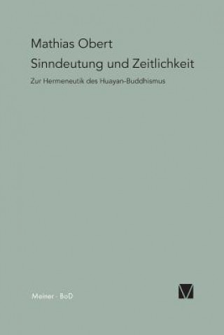 Kniha Sinndeutung und Zeitlichkeit Mathias Obert