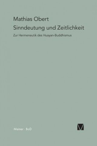 Knjiga Sinndeutung und Zeitlichkeit Mathias Obert