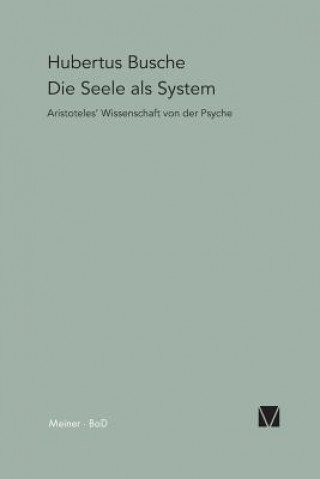 Livre Seele als System Hubertus Busche