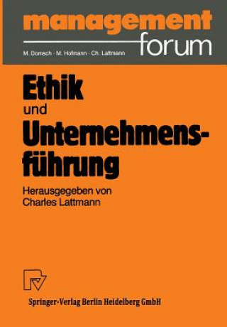 Carte Ethik Und Unternehmensf hrung Charles Lattmann