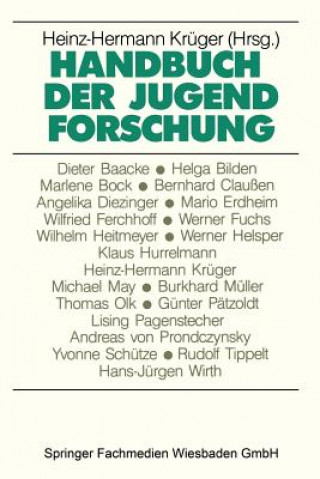 Kniha Handbuch der Jugendforschung Heinz-Hermann Krüger