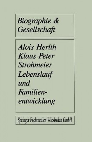 Carte Lebenslauf Und Familienentwicklung Alois Herlth