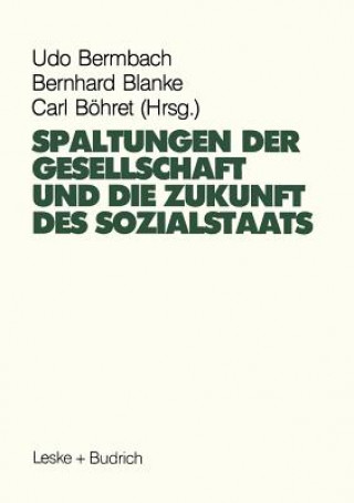 Kniha Spaltungen Der Gesellschaft Und Die Zukunft Des Sozialstaates Udo Bermbach