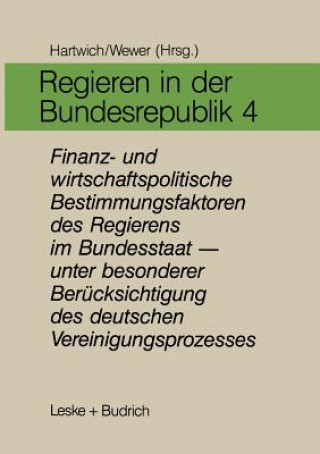 Kniha Regieren in Der Bundesrepublik IV Hans-Herman Hartwich