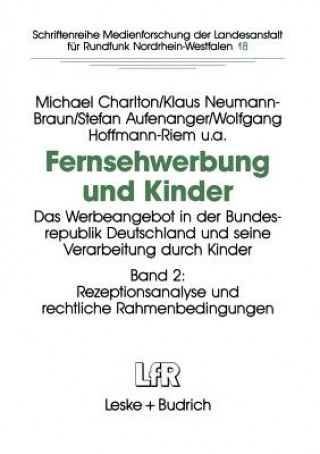 Книга Fernsehwerbung Und Kinder Wolfgang Hoffmann-Riem