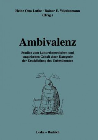 Buch Ambivalenz Heinz Otto Luthe