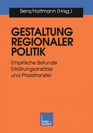 Βιβλίο Gestaltung Regionaler Politik Arthur Benz