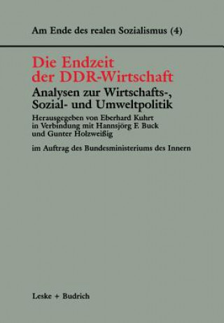 Buch Endzeit Der Ddr-Wirtschaft -- Analysen Zur Wirtschafts-, Sozial- Und Umweltpolitik Hannsjörg F. Buck