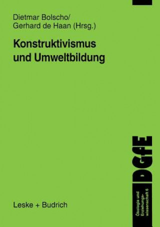 Kniha Konstruktivismus Und Umweltbildung Dietmar Bolscho