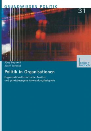 Libro Politik in Organisationen Jörg Bogumil