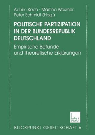 Carte Politische Partizipation in Der Bundesrepublik Deutschland Achim Koch