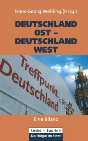 Buch Deutschland Ost -- Deutschland West Hans-Georg Wehling