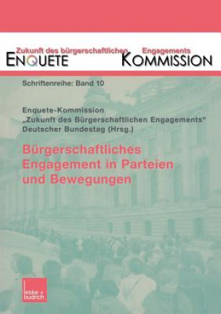 Kniha Burgerschaftliches Engagement in Parteien Und Bewegungen 