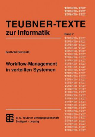 Könyv Workflow-Management in Verteilten Systemen Berthold Reinwald