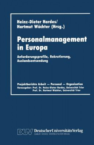 Boek Personalmanagement in Europa Heinz-Dieter Hardes