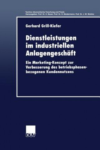 Kniha Dienstleistungen im industriellen Anlagengeschaft Gerhard Grill-Kiefer
