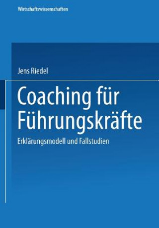 Buch Coaching Fur Fuhrungskrafte Jens Riedel